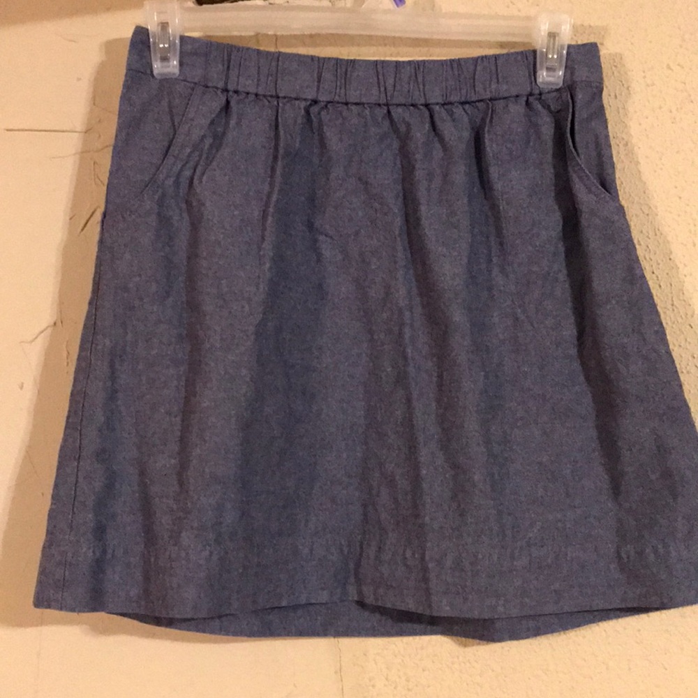 Chambray skirt